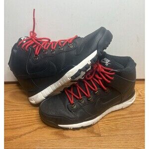 Nike Mens Dunk SB High 806335-012 Black Basketball Shoes Sneakers Size 10